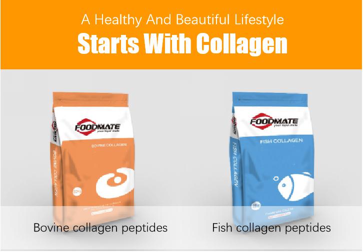 bovine collagen peptides and fish collagen peptides